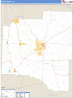 Grant County, AR Wall Map Zip Code