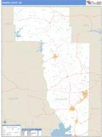 Howard County, AR Wall Map Zip Code