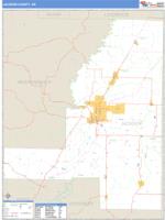 Jackson County, AR Wall Map Zip Code