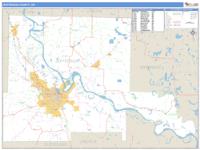 Jefferson County, AR Wall Map Zip Code