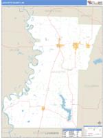 Lafayette County, AR Wall Map Zip Code