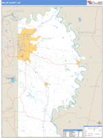 Miller County, AR Wall Map Zip Code