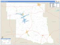 Pike County, AR Wall Map Zip Code