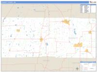 Poinsett County, AR Wall Map Zip Code