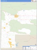Polk County, AR Wall Map Zip Code