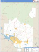 Pope County, AR Wall Map Zip Code