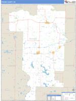 Prairie County, AR Wall Map Zip Code