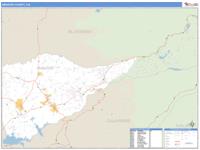 Amador County, CA Wall Map Zip Code