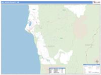 Del Norte County, CA Wall Map Zip Code