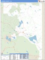 Lassen County, CA Wall Map Zip Code