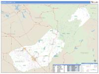 Madera County, CA Wall Map