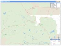 Sierra County, CA Wall Map Zip Code