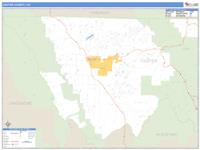 Custer County, CO Wall Map Zip Code