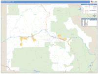 Eagle County, CO Wall Map Zip Code