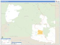 Gilpin County, CO Wall Map Zip Code