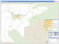 Mesa County, CO Wall Map Zip Code