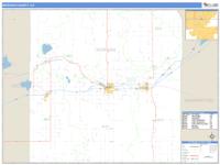 Morgan County, CO Wall Map Zip Code