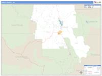 Ouray County, CO Wall Map Zip Code