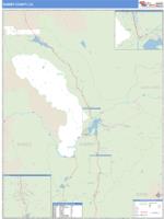Summit County, CO Wall Map Zip Code