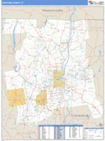 Hartford County, CT Wall Map