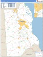Kent County, DE Wall Map Zip Code