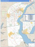 New Castle County, DE Wall Map Zip Code