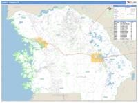 Citrus County, FL Wall Map Zip Code