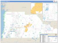 Hernando County, FL Wall Map