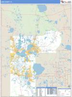 Lake County, FL Wall Map