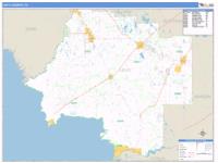 Levy County, FL Wall Map Zip Code