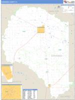 Suwannee County, FL Wall Map Zip Code