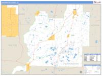 Washington County, FL Wall Map Zip Code