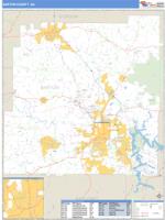 Bartow County, GA Wall Map Zip Code