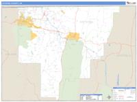 Catoosa County, GA Wall Map Zip Code