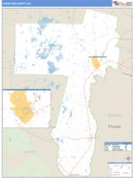 Charlton County, GA Wall Map