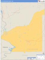 Chattahoochee County, GA Wall Map Zip Code