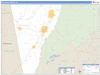 Chattooga County, GA Wall Map