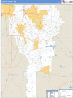 Clayton County, GA Wall Map Zip Code