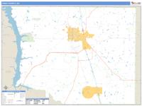 Crisp County, GA Wall Map Zip Code