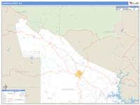 Dawson County, GA Wall Map Zip Code