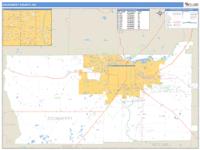 Dougherty County, GA Wall Map Zip Code