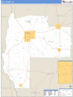 Early County, GA Wall Map Zip Code