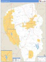 Fayette County, GA Wall Map Zip Code