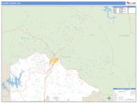 Gilmer County, GA Wall Map Zip Code
