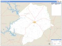 Hancock County, GA Wall Map Zip Code