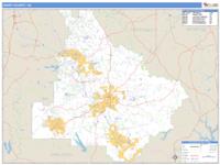 Henry County, GA Wall Map Zip Code
