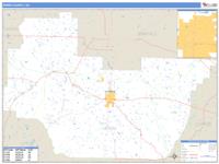 Irwin County, GA Wall Map Zip Code