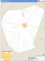 Jenkins County, GA Wall Map Zip Code