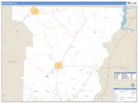 Lee County, GA Wall Map Zip Code