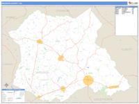 Madison County, GA Wall Map